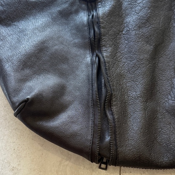 Zadig & Voltaire Leather Expandable Tote NWOT. - Picture 6 of 15